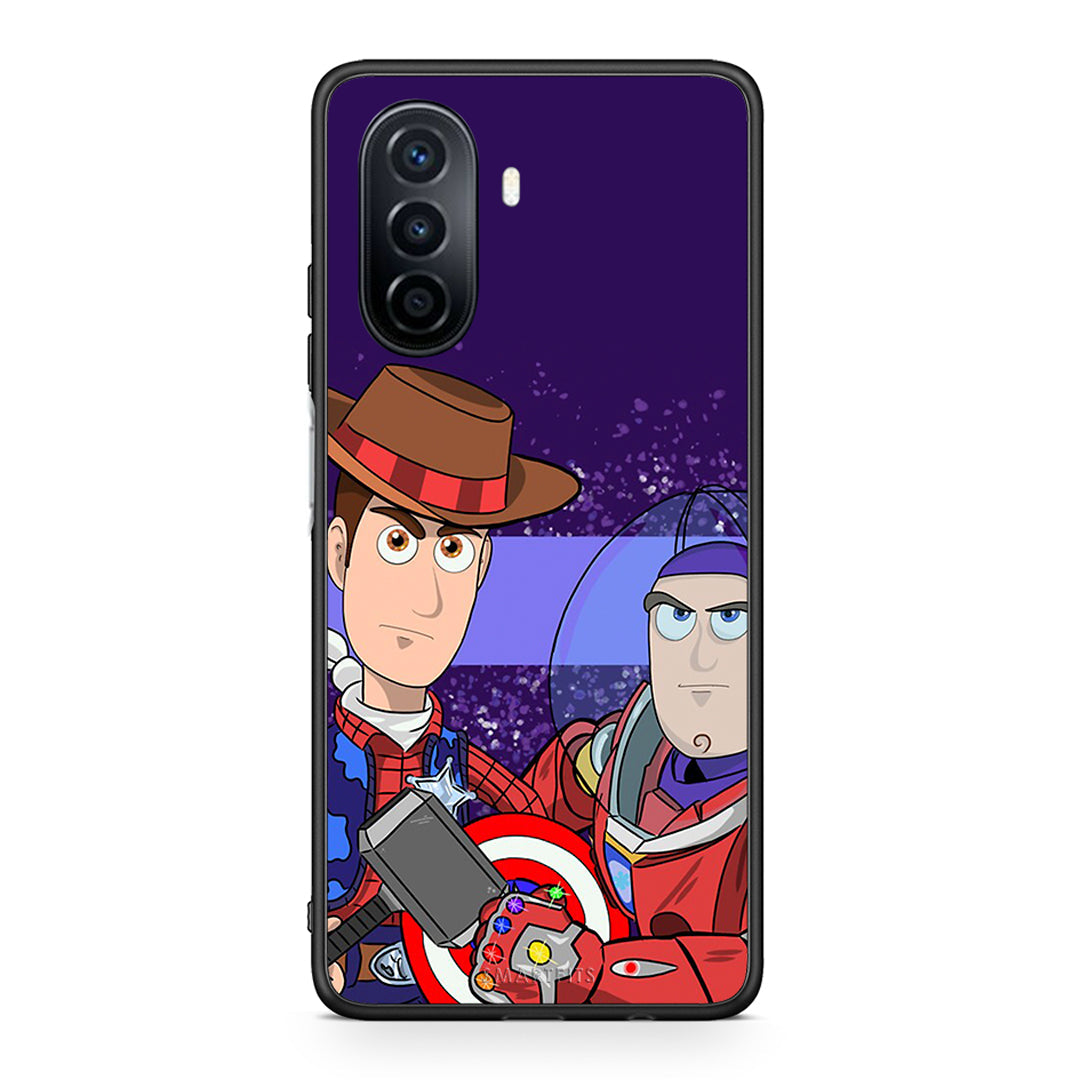 Huawei Nova Y70 Infinity Story θήκη από τη Smartfits με σχέδιο στο πίσω μέρος και μαύρο περίβλημα | Smartphone case with colorful back and black bezels by Smartfits