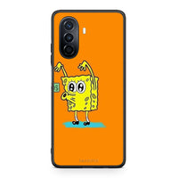 Thumbnail for Huawei Nova Y70 No Money 2 Θήκη Αγίου Βαλεντίνου από τη Smartfits με σχέδιο στο πίσω μέρος και μαύρο περίβλημα | Smartphone case with colorful back and black bezels by Smartfits