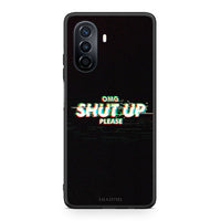 Thumbnail for Huawei Nova Y70 OMG ShutUp θήκη από τη Smartfits με σχέδιο στο πίσω μέρος και μαύρο περίβλημα | Smartphone case with colorful back and black bezels by Smartfits