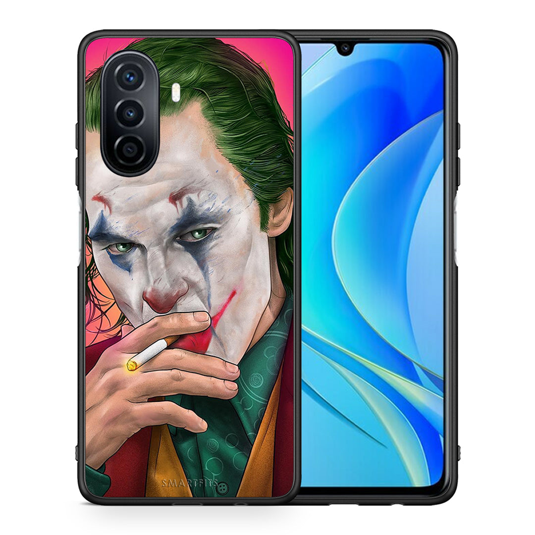 Θήκη Huawei Nova Y70 JokesOnU PopArt από τη Smartfits με σχέδιο στο πίσω μέρος και μαύρο περίβλημα | Huawei Nova Y70 JokesOnU PopArt case with colorful back and black bezels