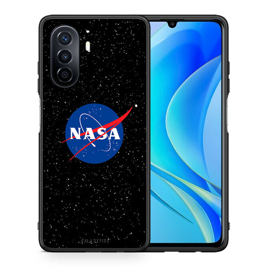 Θήκη Huawei Nova Y70 NASA PopArt από τη Smartfits με σχέδιο στο πίσω μέρος και μαύρο περίβλημα | Huawei Nova Y70 NASA PopArt case with colorful back and black bezels