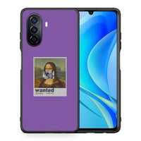 Thumbnail for Θήκη Huawei Nova Y70 Monalisa Popart από τη Smartfits με σχέδιο στο πίσω μέρος και μαύρο περίβλημα | Huawei Nova Y70 Monalisa Popart case with colorful back and black bezels