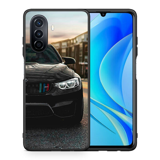 Θήκη Huawei Nova Y70 M3 Racing από τη Smartfits με σχέδιο στο πίσω μέρος και μαύρο περίβλημα | Huawei Nova Y70 M3 Racing case with colorful back and black bezels