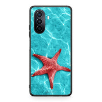 Thumbnail for Huawei Nova Y70 Red Starfish Θήκη από τη Smartfits με σχέδιο στο πίσω μέρος και μαύρο περίβλημα | Smartphone case with colorful back and black bezels by Smartfits