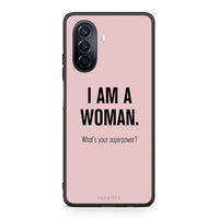 Thumbnail for Huawei Nova Y70 Superpower Woman θήκη από τη Smartfits με σχέδιο στο πίσω μέρος και μαύρο περίβλημα | Smartphone case with colorful back and black bezels by Smartfits