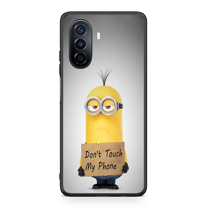 4 - Huawei Nova Y70 Minion Text case, cover, bumper