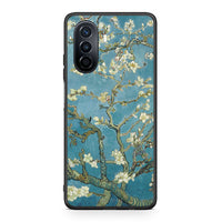 Thumbnail for Huawei Nova Y70 White Blossoms θήκη από τη Smartfits με σχέδιο στο πίσω μέρος και μαύρο περίβλημα | Smartphone case with colorful back and black bezels by Smartfits