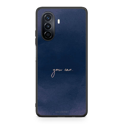 Huawei Nova Y70 You Can θήκη από τη Smartfits με σχέδιο στο πίσω μέρος και μαύρο περίβλημα | Smartphone case with colorful back and black bezels by Smartfits