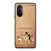 Thumbnail for Huawei Nova Y70 You Go Girl θήκη από τη Smartfits με σχέδιο στο πίσω μέρος και μαύρο περίβλημα | Smartphone case with colorful back and black bezels by Smartfits