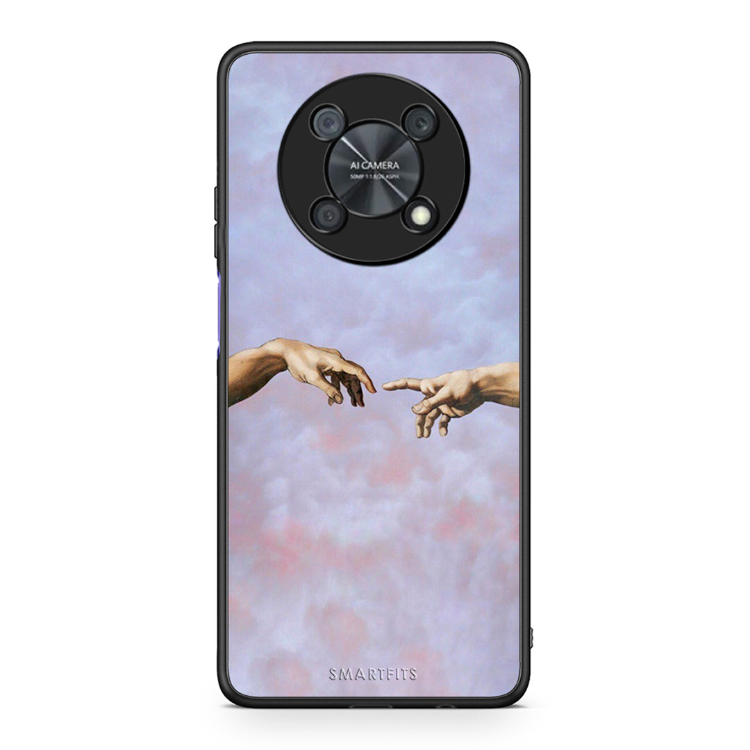 Huawei Nova Y90 Adam Hand θήκη από τη Smartfits με σχέδιο στο πίσω μέρος και μαύρο περίβλημα | Smartphone case with colorful back and black bezels by Smartfits