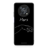 Thumbnail for Huawei Nova Y90 Aeshetic Love 1 Θήκη Αγίου Βαλεντίνου από τη Smartfits με σχέδιο στο πίσω μέρος και μαύρο περίβλημα | Smartphone case with colorful back and black bezels by Smartfits