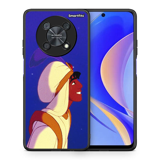 Θήκη Huawei Nova Y90 Alladin And Jasmine Love 1 από τη Smartfits με σχέδιο στο πίσω μέρος και μαύρο περίβλημα | Huawei Nova Y90 Alladin And Jasmine Love 1 case with colorful back and black bezels