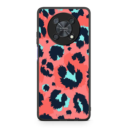 22 - Huawei Nova Y90 Pink Leopard Animal case, cover, bumper