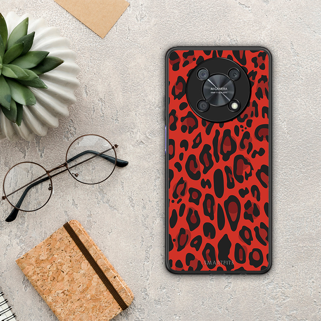 Animal Red Leopard - Huawei Nova Y90 θήκη