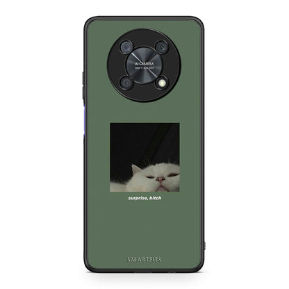 Huawei Nova Y90 Bitch Surprise θήκη από τη Smartfits με σχέδιο στο πίσω μέρος και μαύρο περίβλημα | Smartphone case with colorful back and black bezels by Smartfits