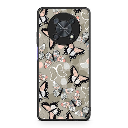 135 - Huawei Nova Y90 Butterflies Boho case, cover, bumper