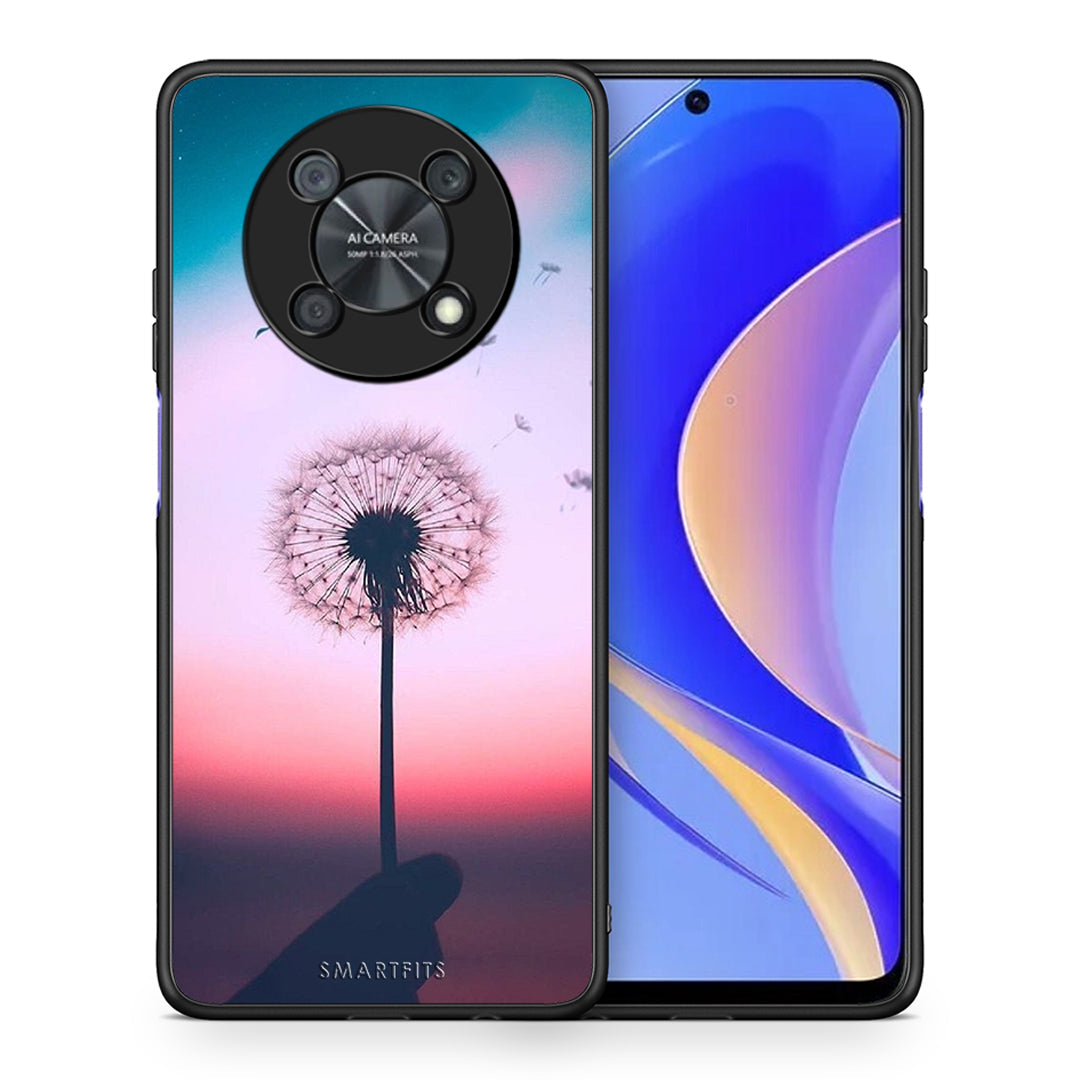 Θήκη Huawei Nova Y90 Wish Boho από τη Smartfits με σχέδιο στο πίσω μέρος και μαύρο περίβλημα | Huawei Nova Y90 Wish Boho case with colorful back and black bezels