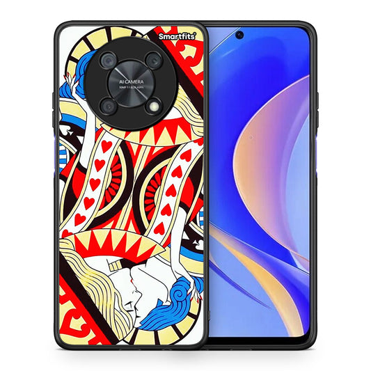 Θήκη Huawei Nova Y90 Card Love από τη Smartfits με σχέδιο στο πίσω μέρος και μαύρο περίβλημα | Huawei Nova Y90 Card Love case with colorful back and black bezels