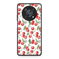 Thumbnail for Huawei Nova Y90 Cherry Summer θήκη από τη Smartfits με σχέδιο στο πίσω μέρος και μαύρο περίβλημα | Smartphone case with colorful back and black bezels by Smartfits