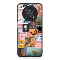 Thumbnail for Huawei Nova Y90 Collage Bitchin Θήκη Αγίου Βαλεντίνου από τη Smartfits με σχέδιο στο πίσω μέρος και μαύρο περίβλημα | Smartphone case with colorful back and black bezels by Smartfits