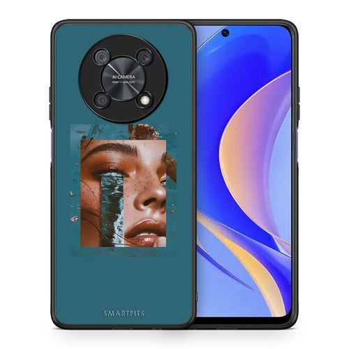 Θήκη Huawei Nova Y90 Cry An Ocean από τη Smartfits με σχέδιο στο πίσω μέρος και μαύρο περίβλημα | Huawei Nova Y90 Cry An Ocean case with colorful back and black bezels