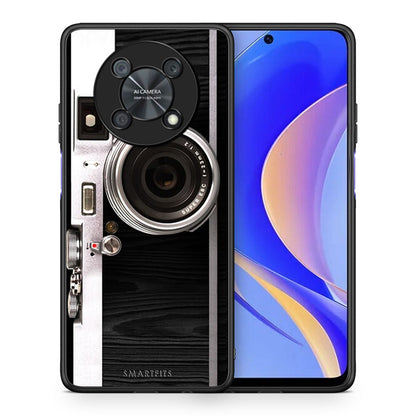 Θήκη Huawei Nova Y90 Emily In Paris από τη Smartfits με σχέδιο στο πίσω μέρος και μαύρο περίβλημα | Huawei Nova Y90 Emily In Paris case with colorful back and black bezels