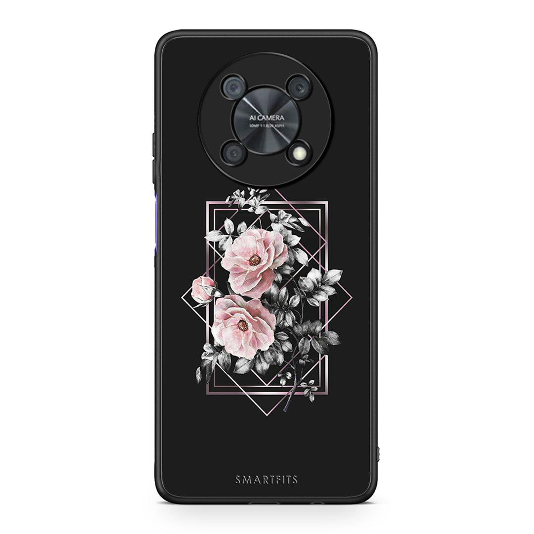 4 - Huawei Nova Y90 Frame Flower case, cover, bumper