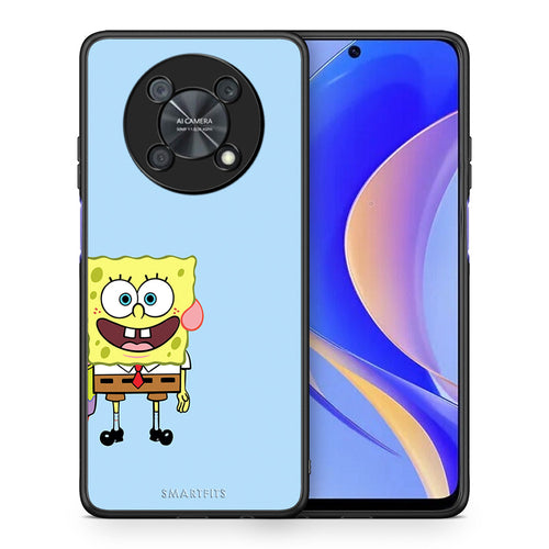 Θήκη Huawei Nova Y90 Friends Bob από τη Smartfits με σχέδιο στο πίσω μέρος και μαύρο περίβλημα | Huawei Nova Y90 Friends Bob case with colorful back and black bezels