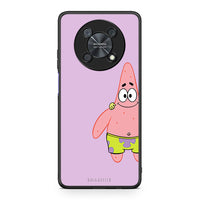 Thumbnail for Huawei Nova Y90 Friends Patrick θήκη από τη Smartfits με σχέδιο στο πίσω μέρος και μαύρο περίβλημα | Smartphone case with colorful back and black bezels by Smartfits