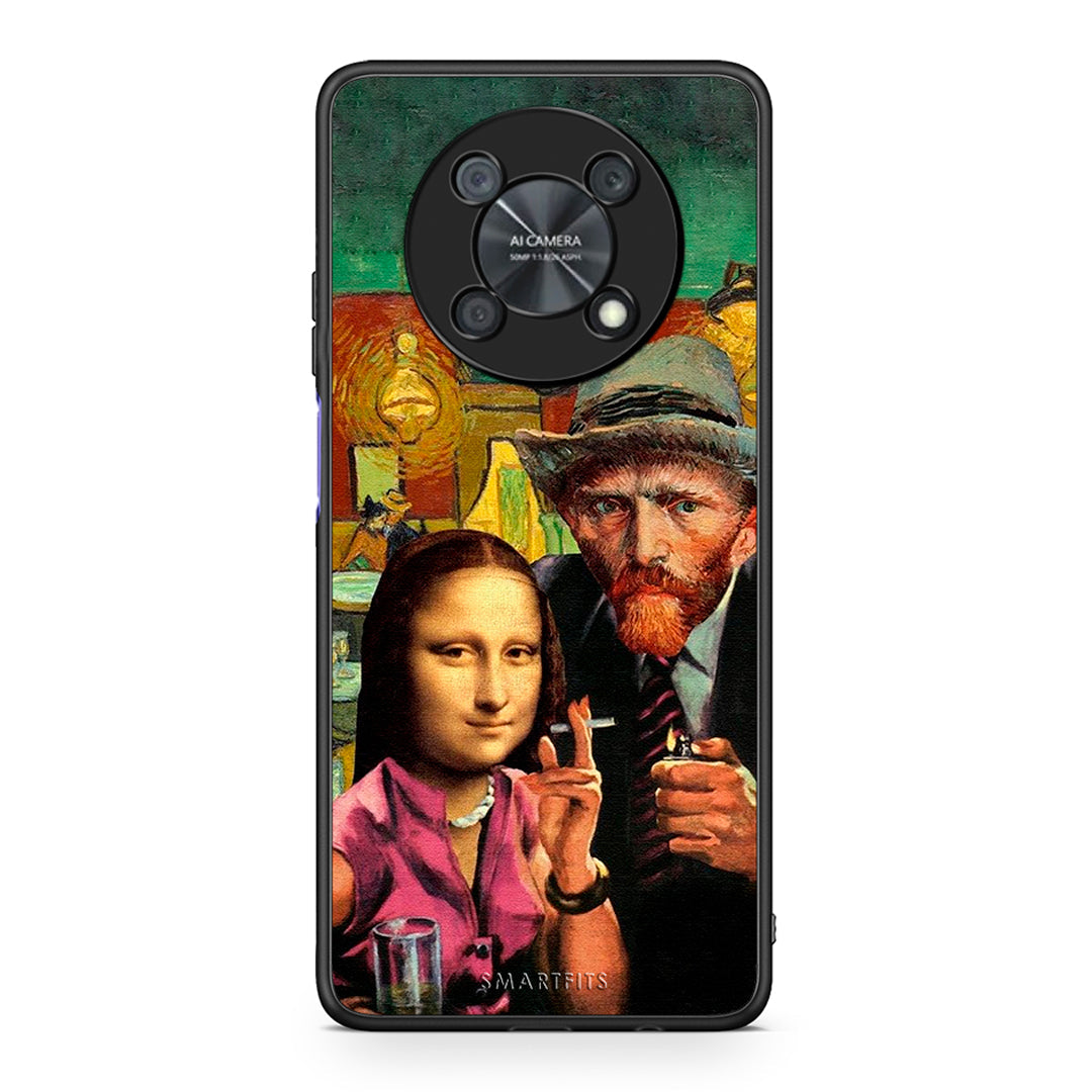 Huawei Nova Y90 Funny Art θήκη από τη Smartfits με σχέδιο στο πίσω μέρος και μαύρο περίβλημα | Smartphone case with colorful back and black bezels by Smartfits