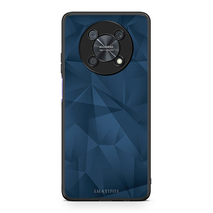 39 - Huawei Nova Y90 Blue Abstract Geometric case, cover, bumper