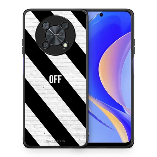 Θήκη Huawei Nova Y90 Get Off από τη Smartfits με σχέδιο στο πίσω μέρος και μαύρο περίβλημα | Huawei Nova Y90 Get Off case with colorful back and black bezels