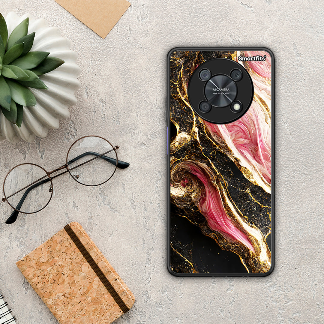 Glamorous Pink Marble - Huawei Nova Y90 θήκη