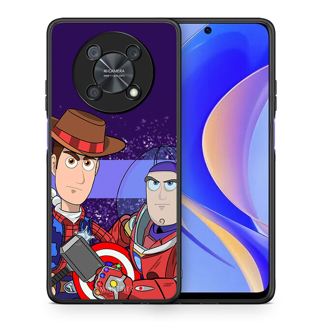 Θήκη Huawei Nova Y90 Infinity Story από τη Smartfits με σχέδιο στο πίσω μέρος και μαύρο περίβλημα | Huawei Nova Y90 Infinity Story case with colorful back and black bezels