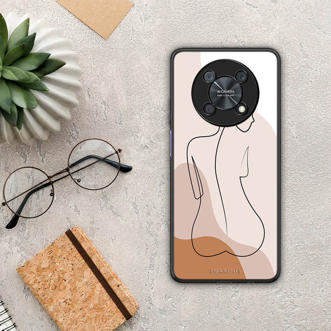 LineArt Woman - Huawei Nova Y90 θήκη