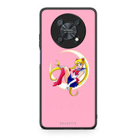Thumbnail for Huawei Nova Y90 Moon Girl θήκη από τη Smartfits με σχέδιο στο πίσω μέρος και μαύρο περίβλημα | Smartphone case with colorful back and black bezels by Smartfits