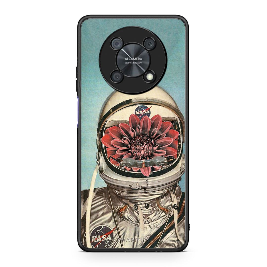 Huawei Nova Y90 Nasa Bloom θήκη από τη Smartfits με σχέδιο στο πίσω μέρος και μαύρο περίβλημα | Smartphone case with colorful back and black bezels by Smartfits