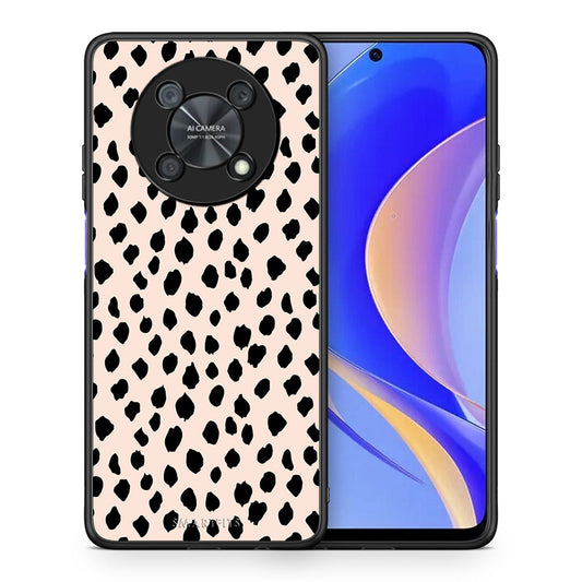 Θήκη Huawei Nova Y90 New Polka Dots από τη Smartfits με σχέδιο στο πίσω μέρος και μαύρο περίβλημα | Huawei Nova Y90 New Polka Dots case with colorful back and black bezels