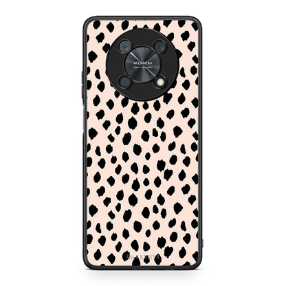 Huawei Nova Y90 New Polka Dots θήκη από τη Smartfits με σχέδιο στο πίσω μέρος και μαύρο περίβλημα | Smartphone case with colorful back and black bezels by Smartfits