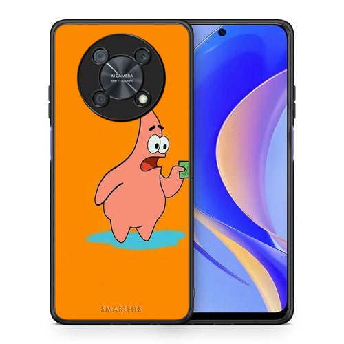 Θήκη Αγίου Βαλεντίνου Huawei Nova Y90 No Money 1 από τη Smartfits με σχέδιο στο πίσω μέρος και μαύρο περίβλημα | Huawei Nova Y90 No Money 1 case with colorful back and black bezels