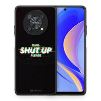 Thumbnail for Θήκη Huawei Nova Y90 OMG ShutUp από τη Smartfits με σχέδιο στο πίσω μέρος και μαύρο περίβλημα | Huawei Nova Y90 OMG ShutUp case with colorful back and black bezels