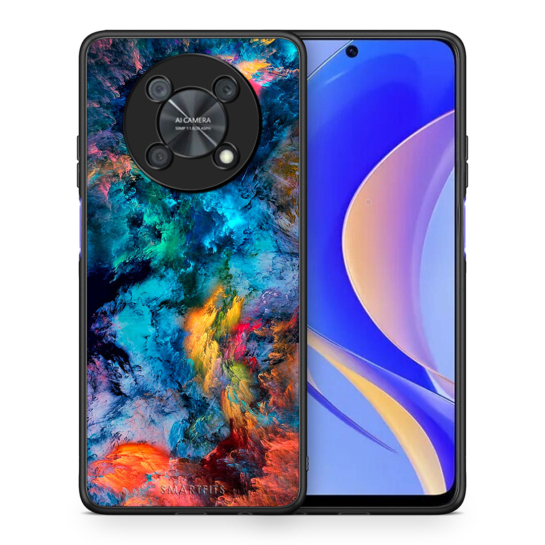 Θήκη Huawei Nova Y90 Crayola Paint από τη Smartfits με σχέδιο στο πίσω μέρος και μαύρο περίβλημα | Huawei Nova Y90 Crayola Paint case with colorful back and black bezels