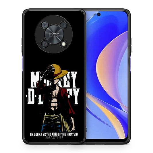 Θήκη Huawei Nova Y90 Pirate King από τη Smartfits με σχέδιο στο πίσω μέρος και μαύρο περίβλημα | Huawei Nova Y90 Pirate King case with colorful back and black bezels
