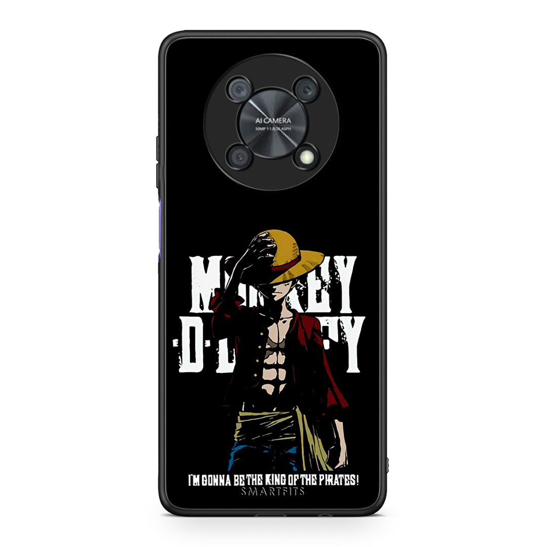 Huawei Nova Y90 Pirate King θήκη από τη Smartfits με σχέδιο στο πίσω μέρος και μαύρο περίβλημα | Smartphone case with colorful back and black bezels by Smartfits