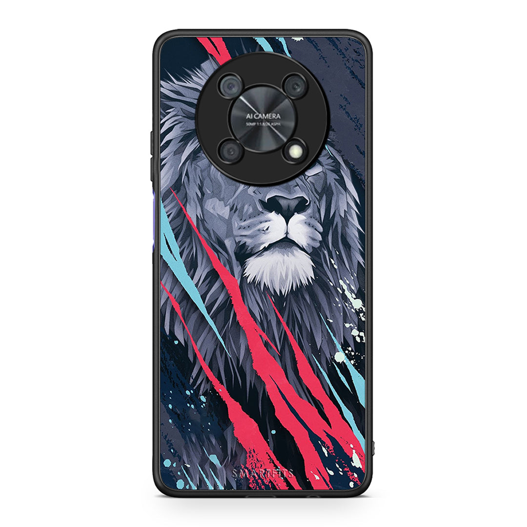 4 - Huawei Nova Y90 Lion Designer PopArt case, cover, bumper