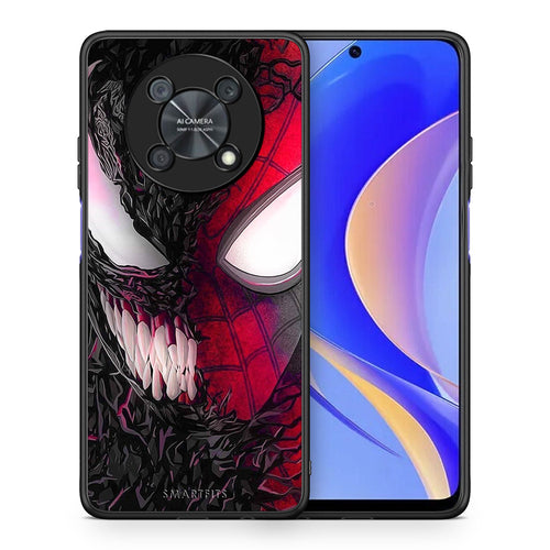 Θήκη Huawei Nova Y90 SpiderVenom PopArt από τη Smartfits με σχέδιο στο πίσω μέρος και μαύρο περίβλημα | Huawei Nova Y90 SpiderVenom PopArt case with colorful back and black bezels