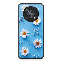 Thumbnail for Huawei Nova Y90 Real Daisies θήκη από τη Smartfits με σχέδιο στο πίσω μέρος και μαύρο περίβλημα | Smartphone case with colorful back and black bezels by Smartfits
