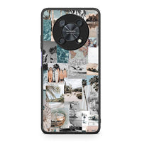 Thumbnail for Huawei Nova Y90 Retro Beach Life Θήκη από τη Smartfits με σχέδιο στο πίσω μέρος και μαύρο περίβλημα | Smartphone case with colorful back and black bezels by Smartfits