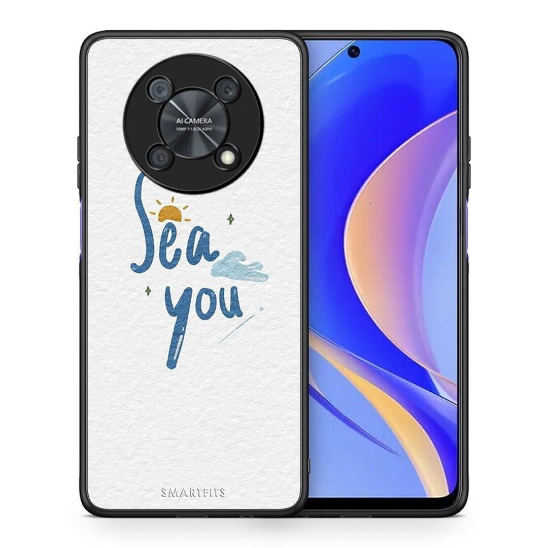 Θήκη Huawei Nova Y90 Sea You από τη Smartfits με σχέδιο στο πίσω μέρος και μαύρο περίβλημα | Huawei Nova Y90 Sea You case with colorful back and black bezels