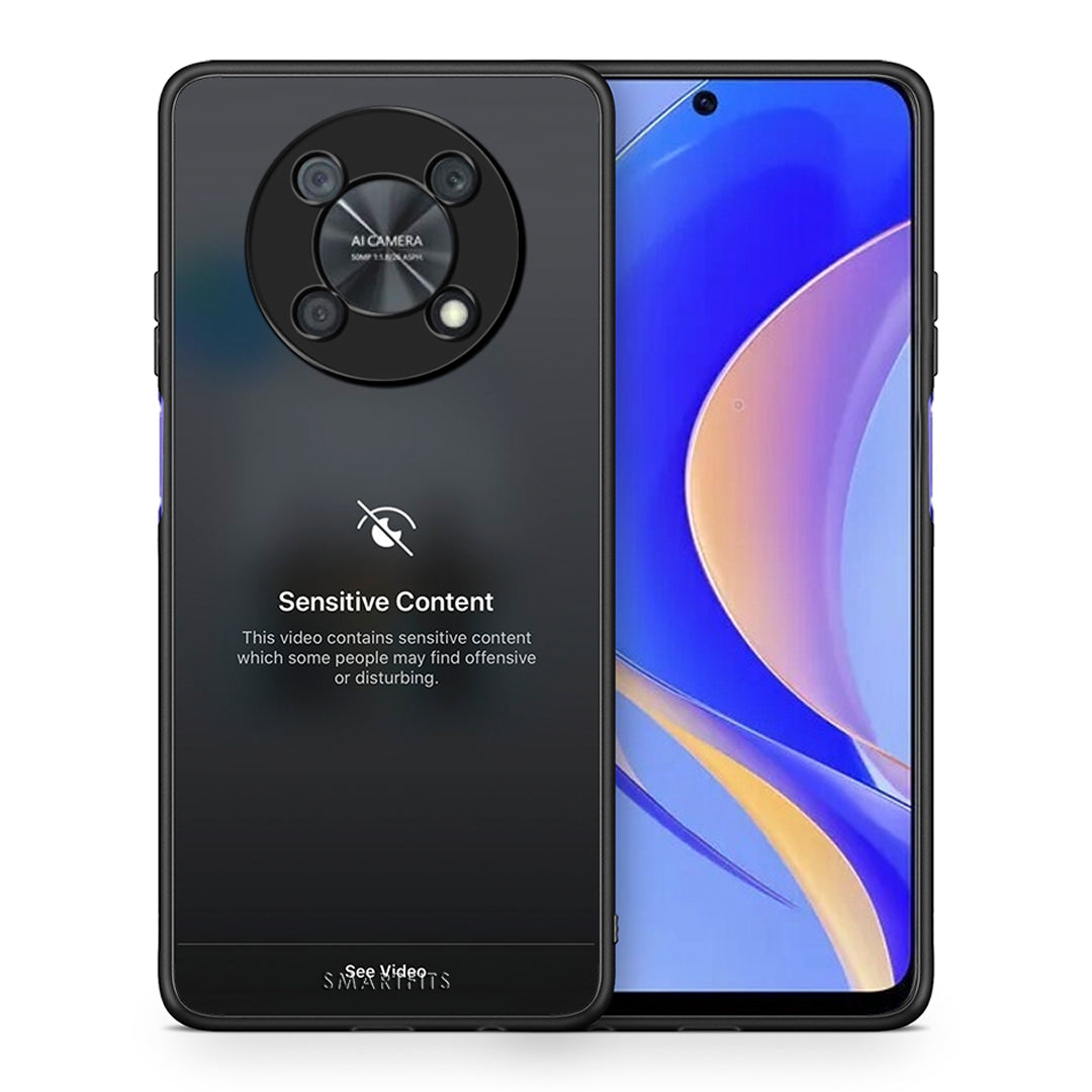 Θήκη Huawei Nova Y90 Sensitive Content από τη Smartfits με σχέδιο στο πίσω μέρος και μαύρο περίβλημα | Huawei Nova Y90 Sensitive Content case with colorful back and black bezels